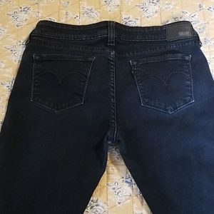 COPY - Levi's Faded Blk 11M/W30L32 Low Rise Skinn…